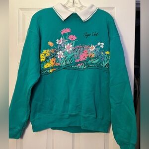 Vintage thrifted cape cod sweater